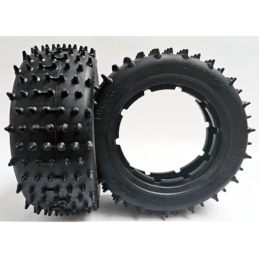 Uber Viper Super Spike Mini Tyres (2) Losi 5ive DBXL Vekta HPI